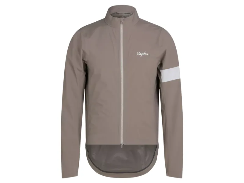 Rapha Men's Core Rain Jacket III in Dark Tan/White