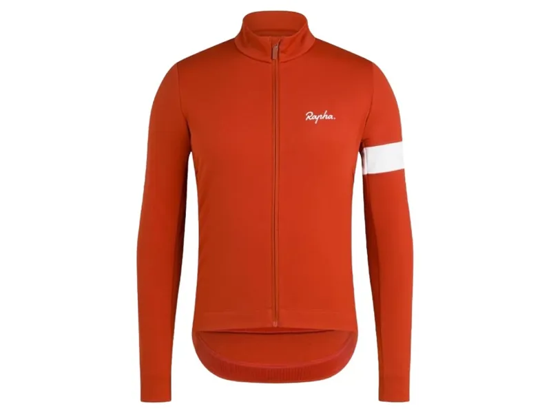 Rapha Men's Core Rain Jacket III in Orange/White