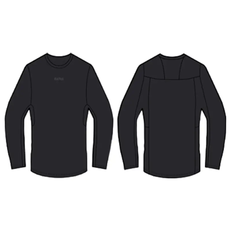 Balfes Bikes Rapha Men's Long Sleeve Trail Technical T-Shirt in Black/Dark Grey | Free postage over £30, £10 off first order, price match & 0% finance.