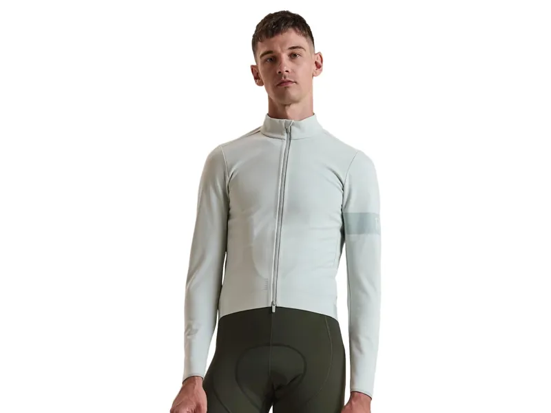 Rapha Men's Pro Team Thermal Jacket in Grey/Grey-2
