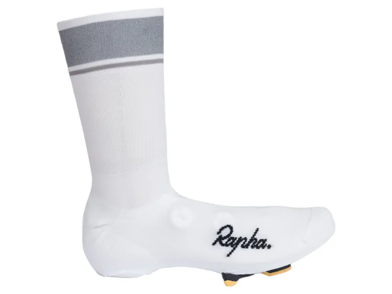 Rapha Reflective Oversocks in White/Black