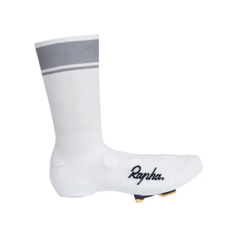 Balfes Bikes Rapha Reflective Oversocks in White/Black | Free postage over £30, £10 off first order, price match & 0% finance.