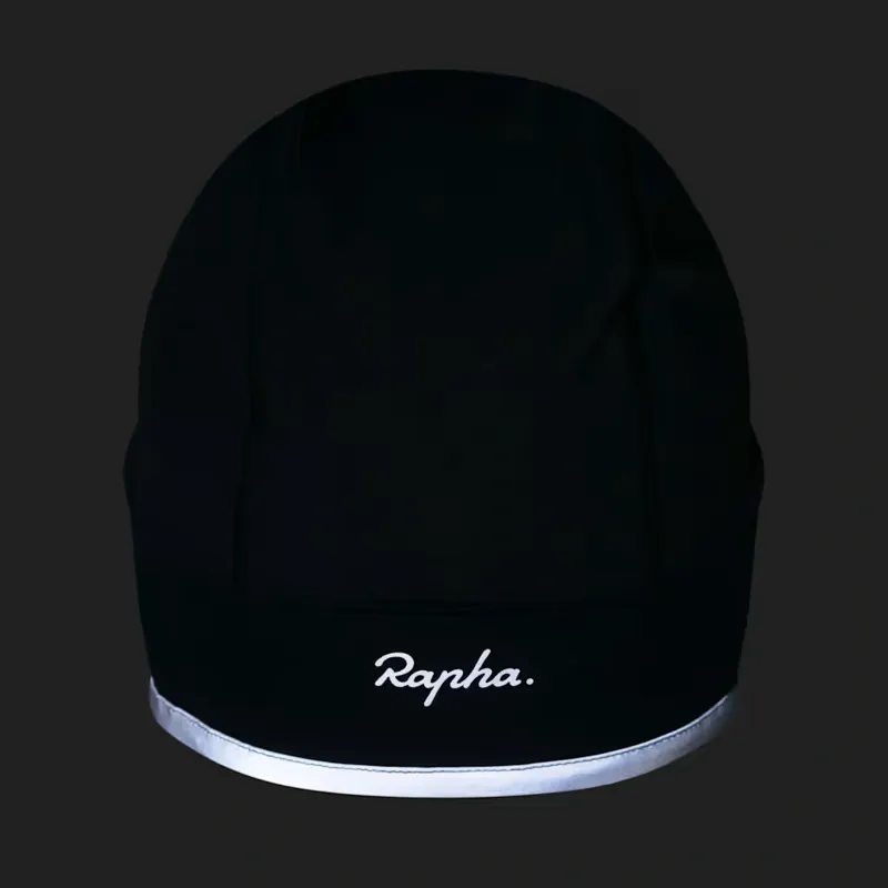 Rapha Shadow Hat in Black/Silver Reflective-7