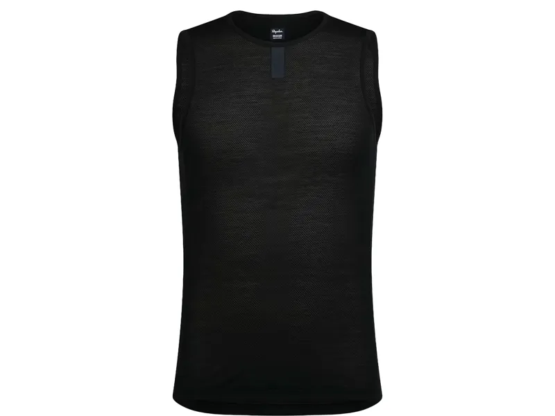 Rapha Sleeveless Merino Lightweight Base Layer in Black