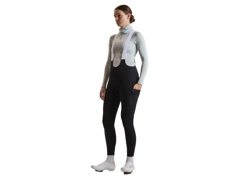 Rapha Women's Brevet Cargo Winter Tights in Black/Black-2