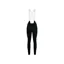 Rapha Women's Brevet Cargo Winter Tights in Black/Black