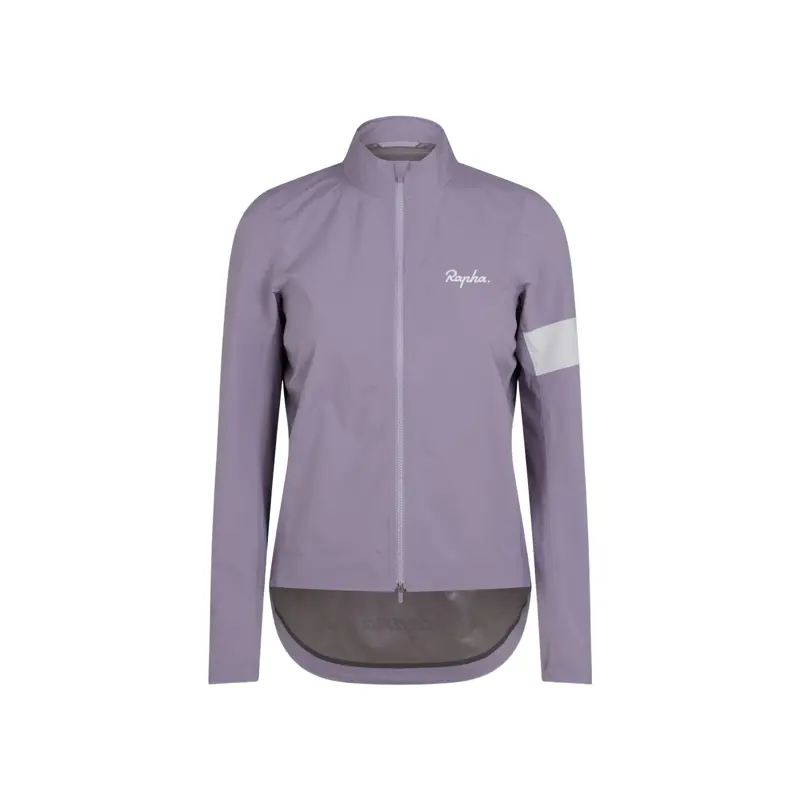 Balfes Bikes Rapha Women's Core Rain Jacket III in Lilac Grey/White | Free postage over £30, £10 off first order, price match & 0% finance.