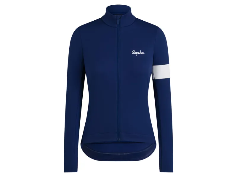 Rapha Women's Core Winter Jacket in Navy/White