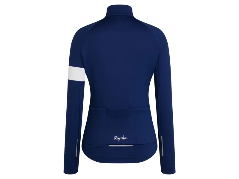 Rapha Women's Core Winter Jacket in Navy/White-1