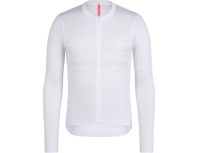 Balfes Bikes Rapha Men's Brevet Long Sleeve Merino Jersey III in White/Silver | Free postage over £30, £10 off first order, price match & 0% finance.