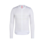 Rapha Men's Brevet Long Sleeve Merino Jersey III in White/Silver