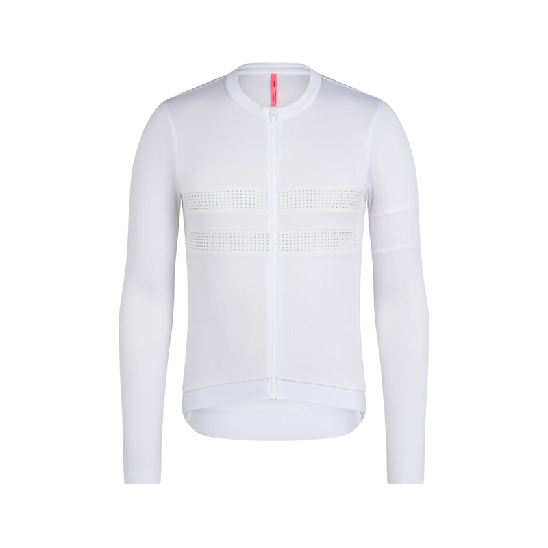 Balfes Bikes Rapha Men's Brevet Long Sleeve Merino Jersey III in White/Silver | Free postage over £30, £10 off first order, price match & 0% finance.