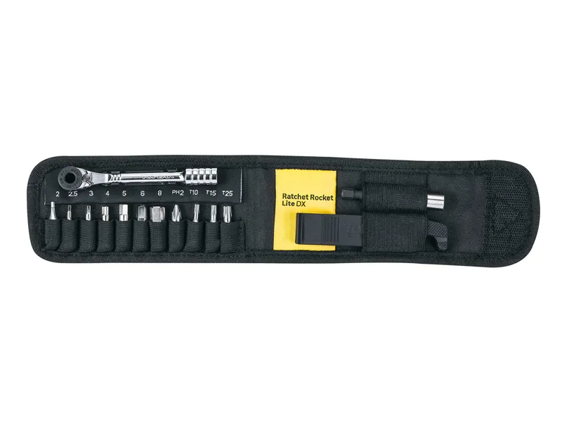 Topeak Ratchet Rocket Lite DX Ratchet Tool Set in Black/Yellow-2