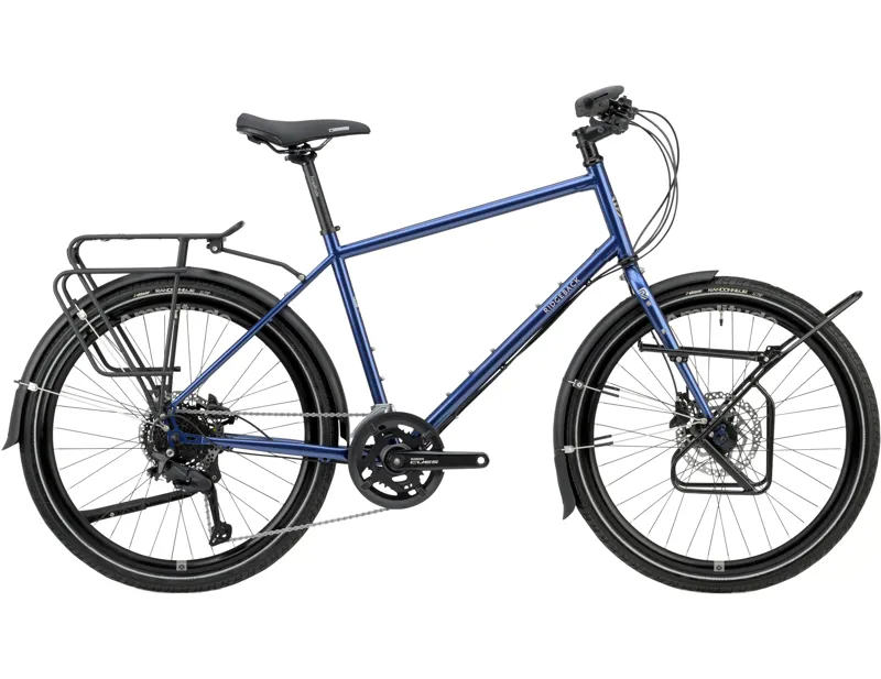 Ridgeback Horizon Trekking Bike Chromoly Steel 2027 in Bedford Blue