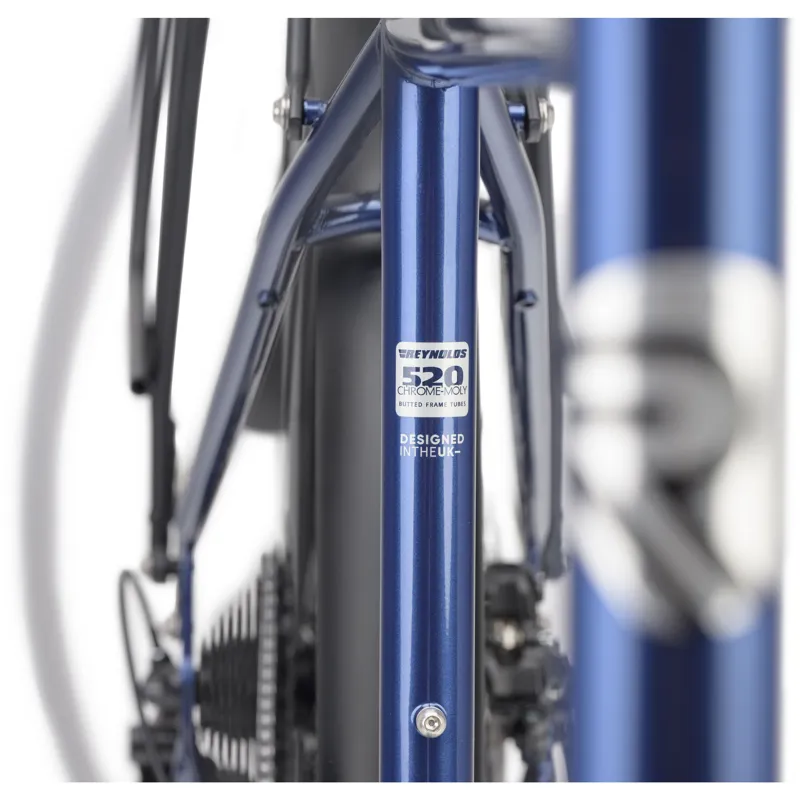 Ridgeback Horizon Trekking Bike Chromoly Steel 2027 in Bedford Blue-10