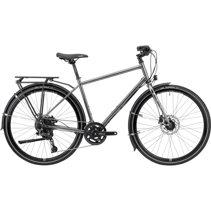 Balfes Bikes Ridgeback Voyage Hybrid Bike Chromoly Steel 2027 in Gower Grey | Free postage over £30, £10 off first order, price match & 0% finance.