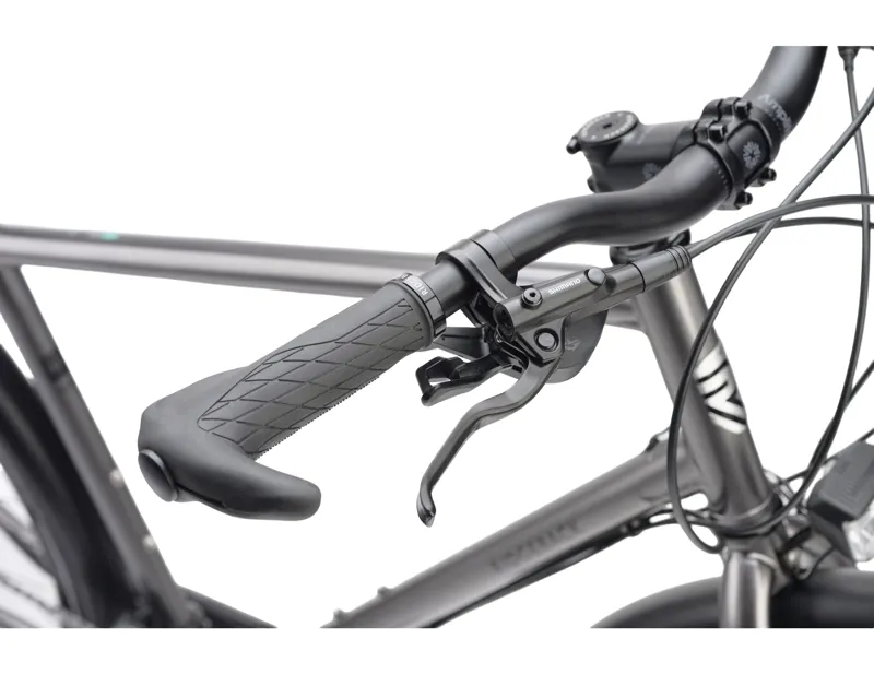 Ridgeback Voyage Hybrid Bike Chromoly Steel 2027 in Gower Grey-2