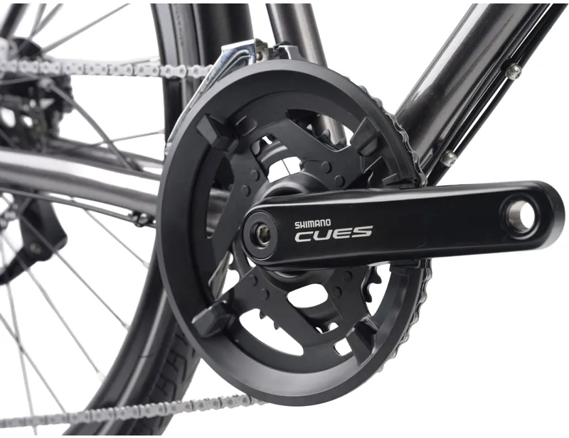 Ridgeback Voyage Hybrid Bike Chromoly Steel 2027 in Gower Grey-3