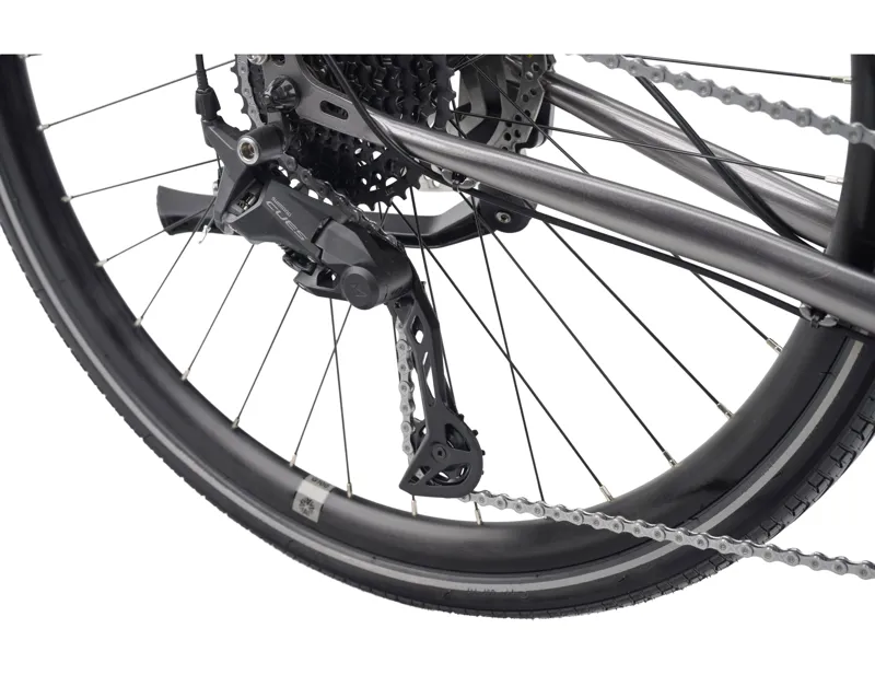 Ridgeback Voyage Hybrid Bike Chromoly Steel 2027 in Gower Grey-4