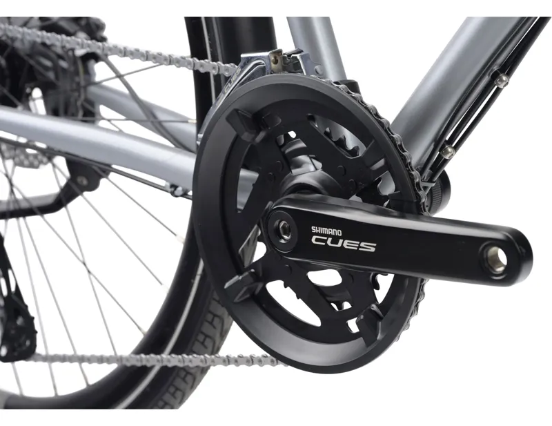 Ridgeback Voyage Hybrid Bike Chromoly Steel Open Frame 2027 in Stein Silver-4