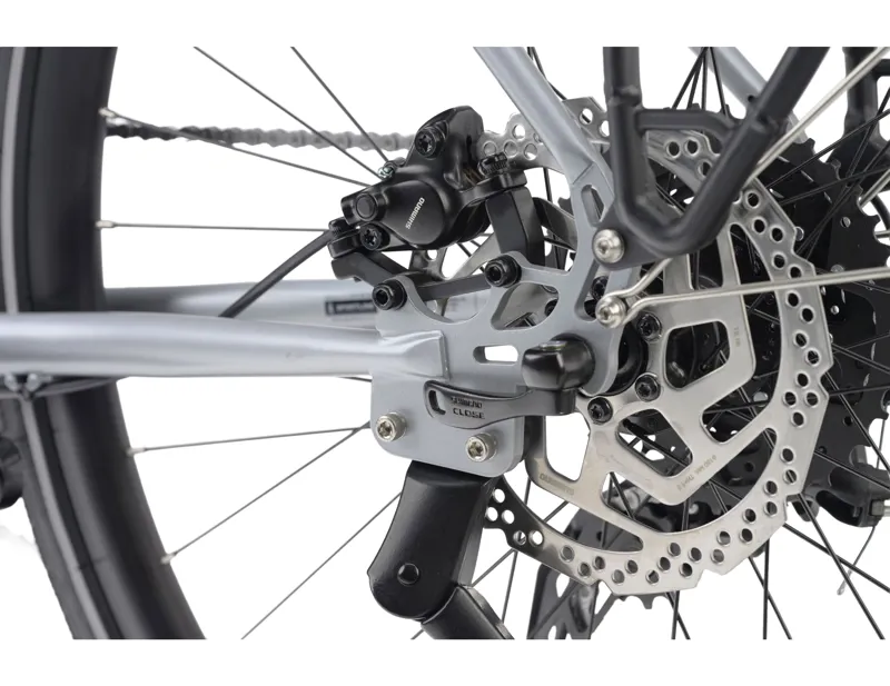 Ridgeback Voyage Hybrid Bike Chromoly Steel Open Frame 2027 in Stein Silver-7