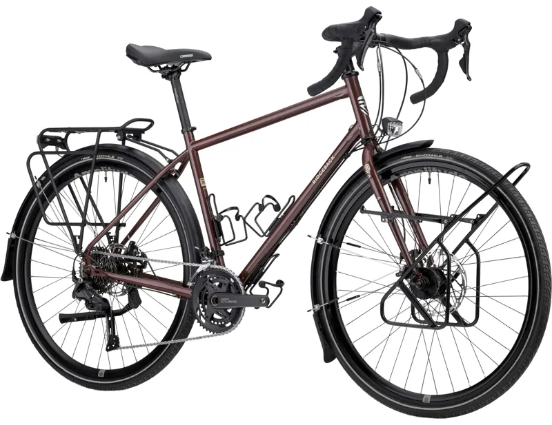 Ridgeback Panorama Touring Bike Reynolds 725 Steel 2027 in Burrows Burgundy-1