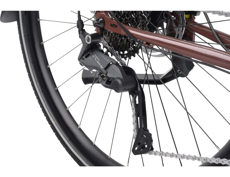 Ridgeback Panorama Touring Bike Reynolds 725 Steel 2027 in Burrows Burgundy-5