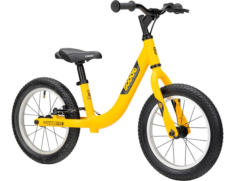 Ridgeback Scoot XL Kids Bike 2027 in Yeehaw Yellow-1
