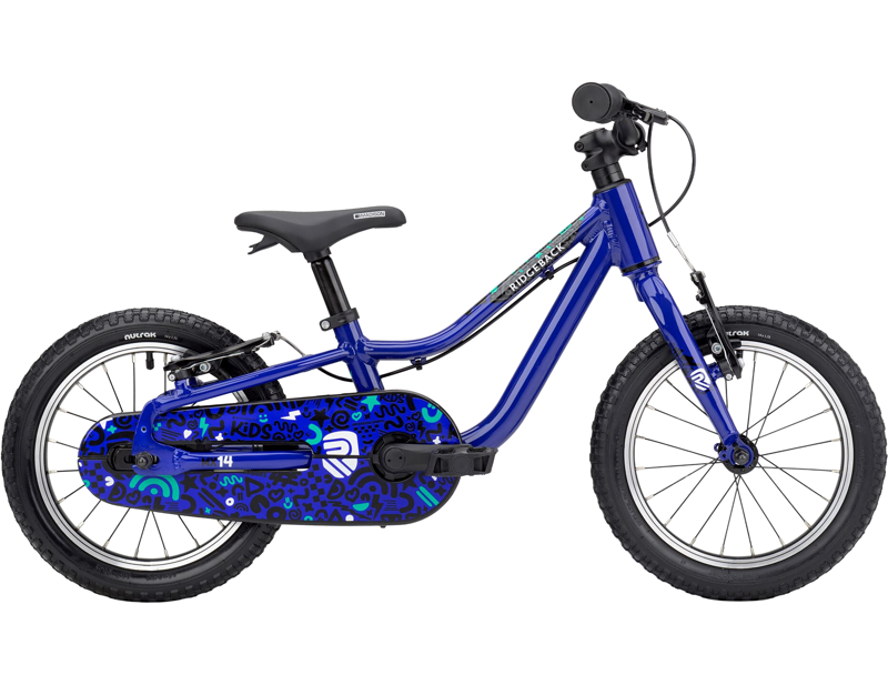 Ridgeback MX14 Kids Bike 2027 in Buzz Blue