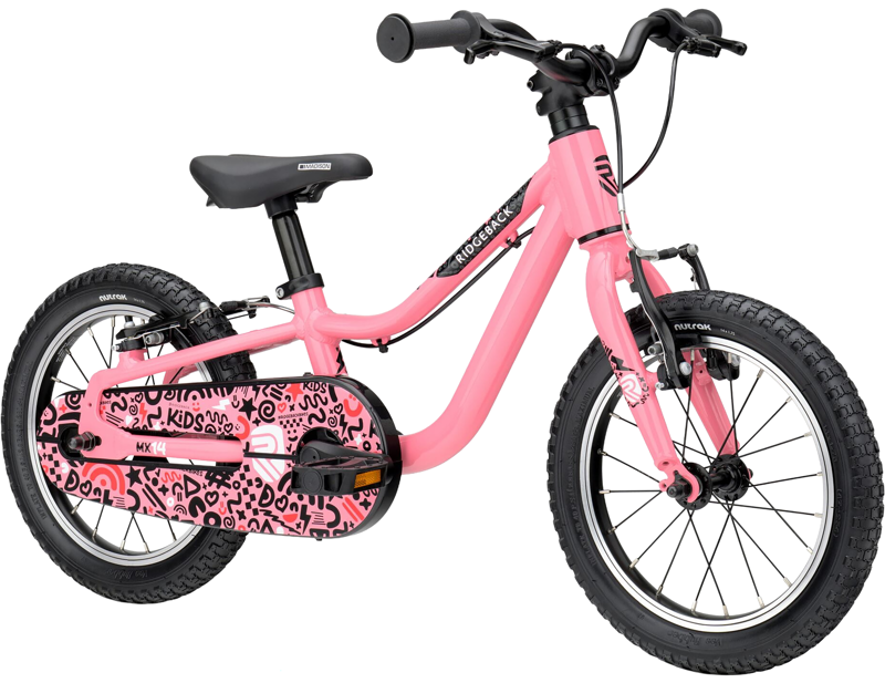 Ridgeback MX14 Kids Bike 2027 in Polly Pink-1