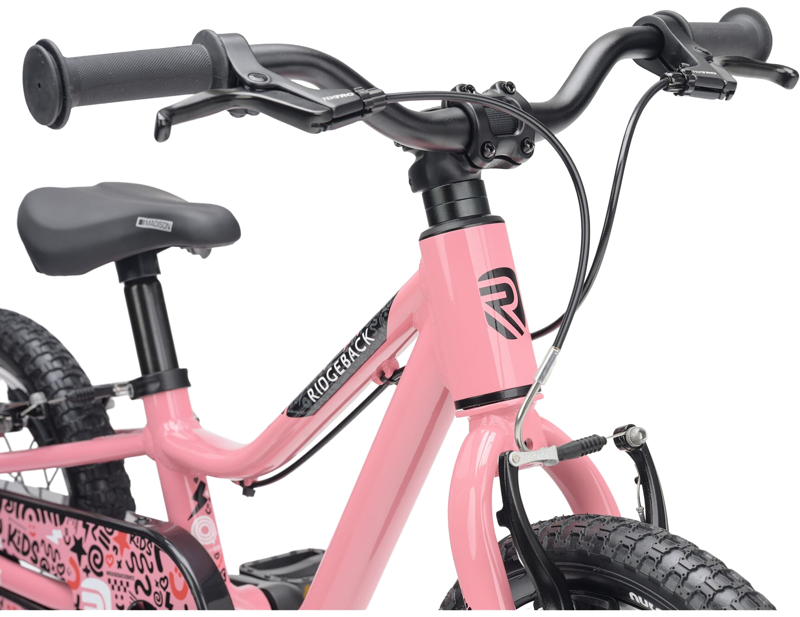 Ridgeback MX14 Kids Bike 2027 in Polly Pink-2