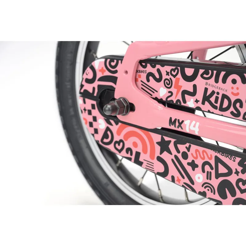Ridgeback MX14 Kids Bike 2027 in Polly Pink-3