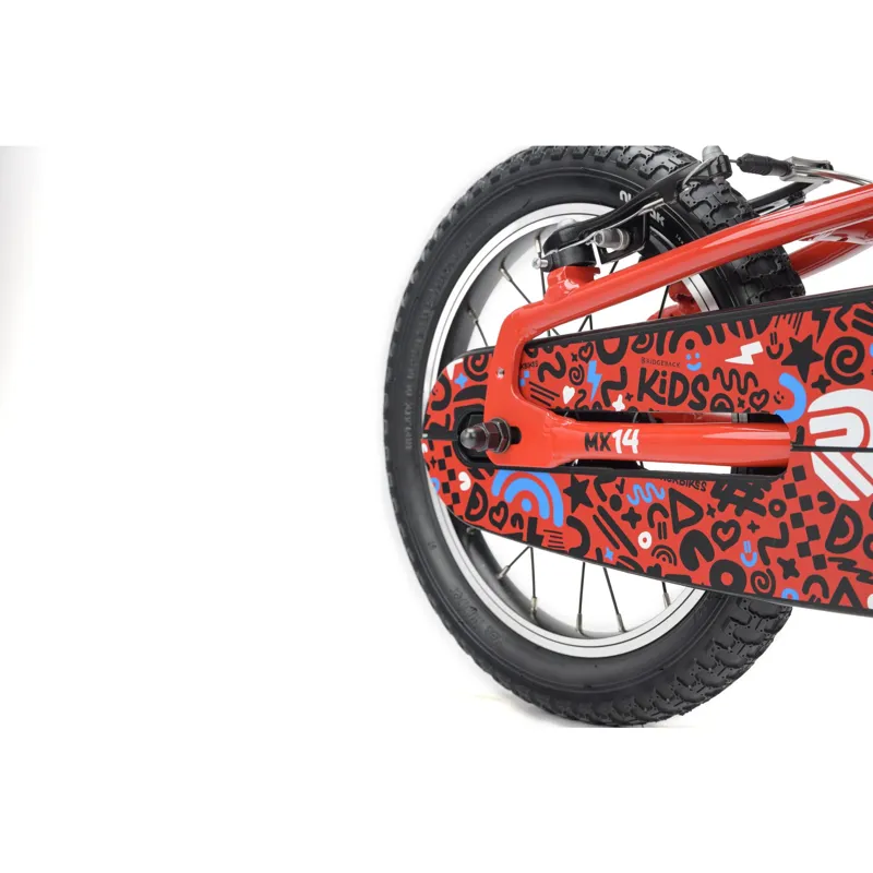 Ridgeback MX14 Kids Bike 2027 in Racer Red-9