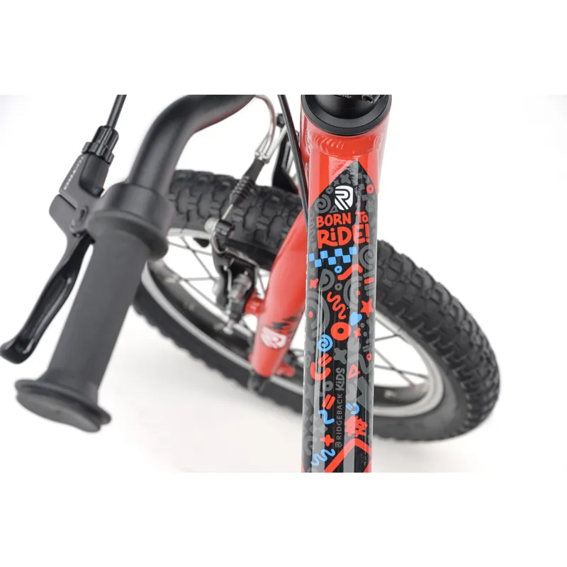 Ridgeback MX14 Kids Bike 2027 in Racer Red-7