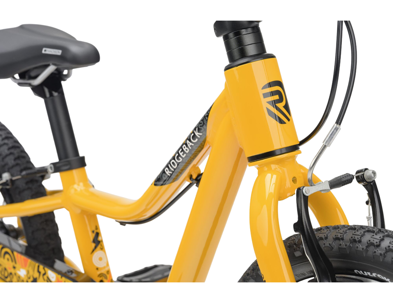 Ridgeback MX16 Kids Bike 2027 in Yeehaw Yellow-2