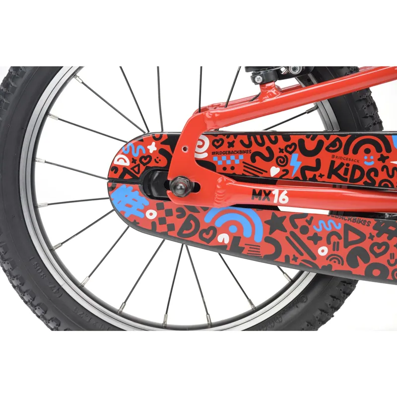 Ridgeback MX16 Kids Bike 2027 in Racer Red-6