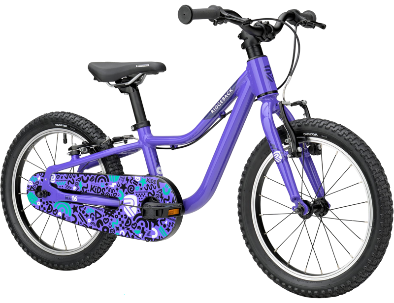 Ridgeback MX16 Kids Bike 2027 in Lightning Lilac-1