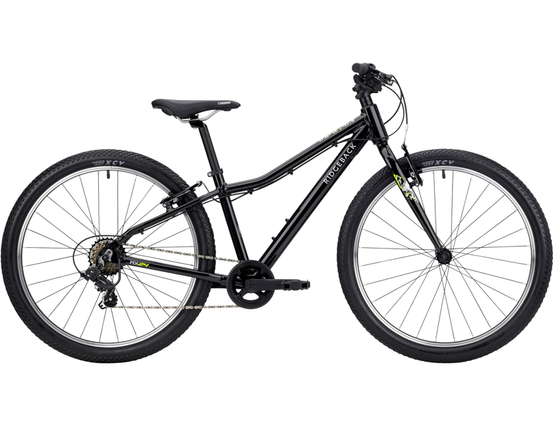 Ridgeback MX24 Kids Bike 2027 in Bolt Black