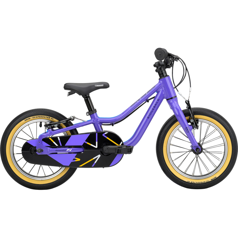 Balfes Bikes Ridgeback Dimension 14 Kids Bike 2027 in Lightning Lilac | Free postage over £30, £10 off first order, price match & 0% finance.