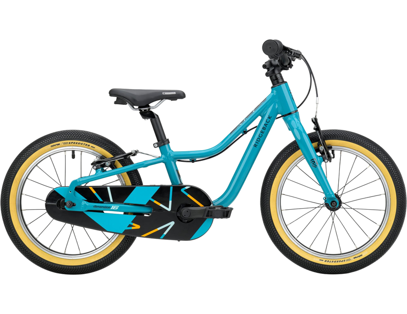Ridgeback Dimension 16 Kids Bike 2027 in Turbo Teal