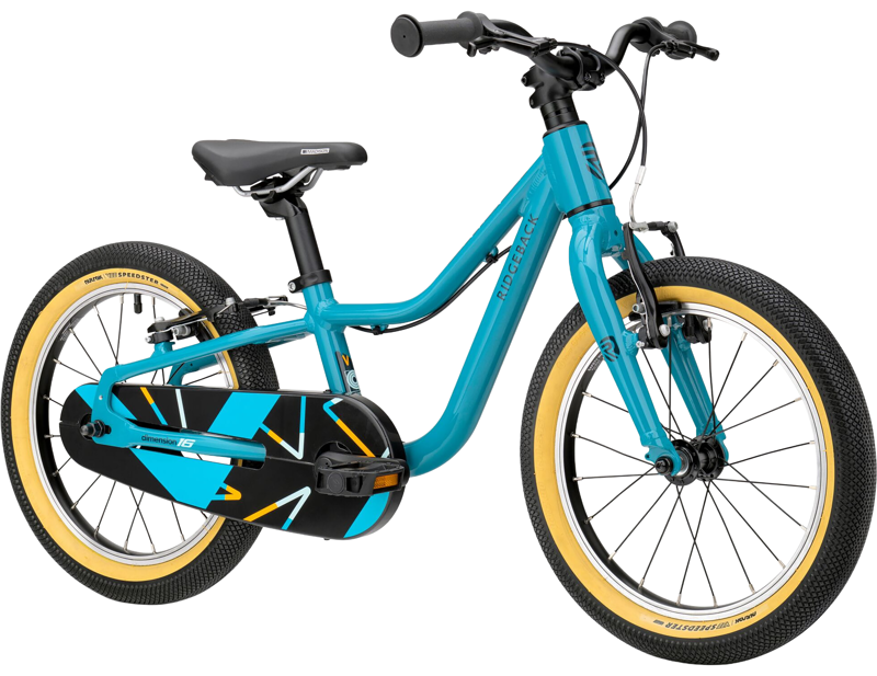 Ridgeback Dimension 16 Kids Bike 2027 in Turbo Teal-1