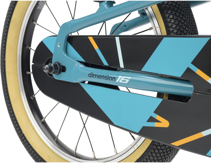 Ridgeback Dimension 16 Kids Bike 2027 in Turbo Teal-4