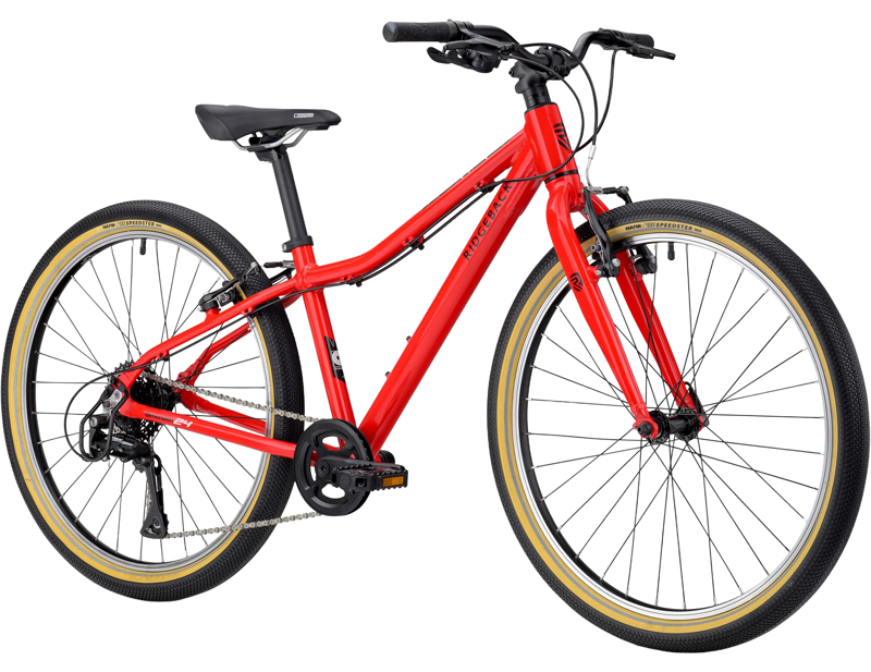 Ridgeback Dimension 24 Kids Bike 2027 in Racer Red-1