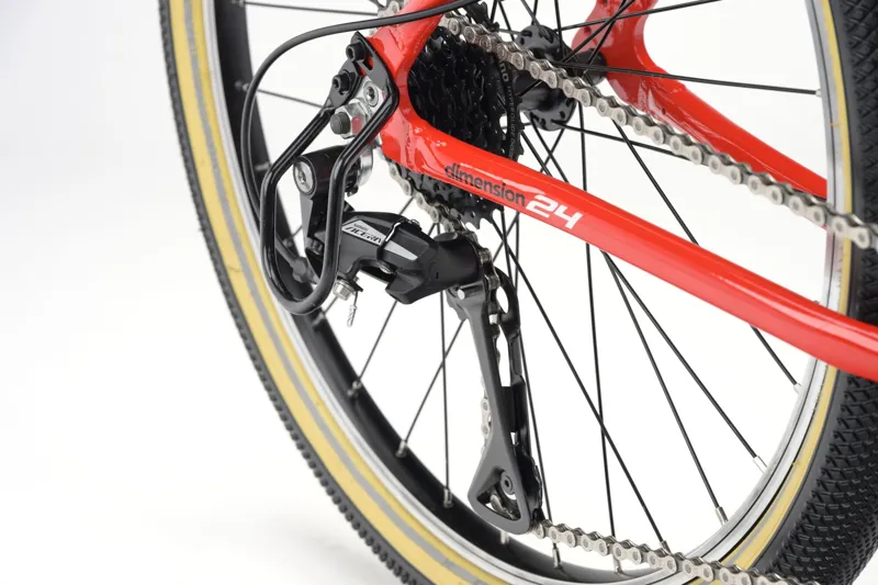 Ridgeback Dimension 24 Kids Bike 2027 in Racer Red-10