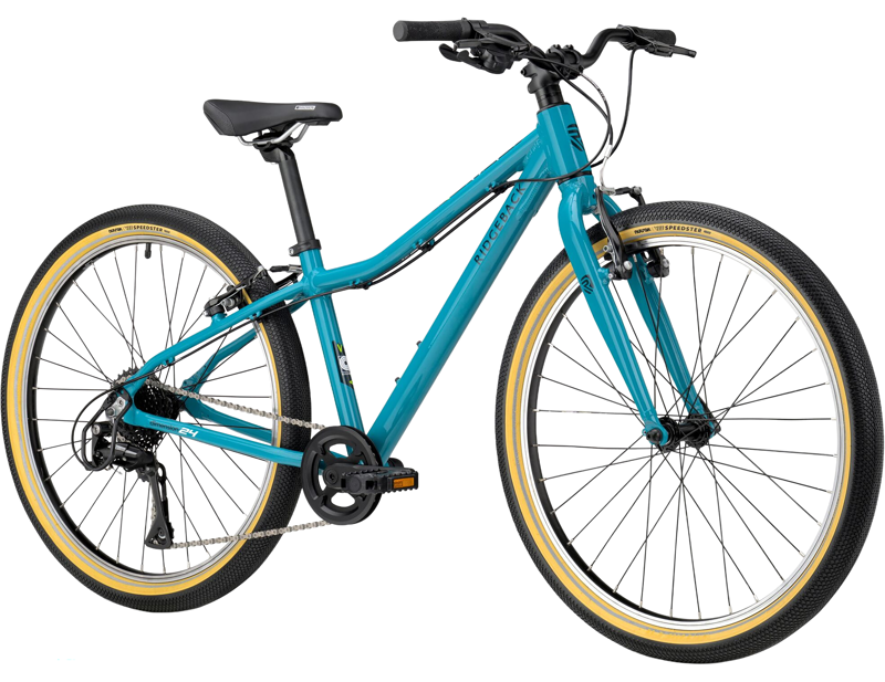 Ridgeback Dimension 24 Kids Bike 2027 in Turbo Teal-1