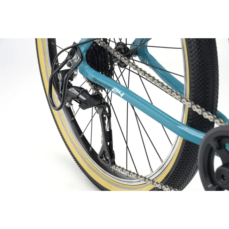 Ridgeback Dimension 24 Kids Bike 2027 in Turbo Teal-11
