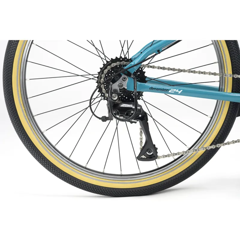 Ridgeback Dimension 24 Kids Bike 2027 in Turbo Teal-7