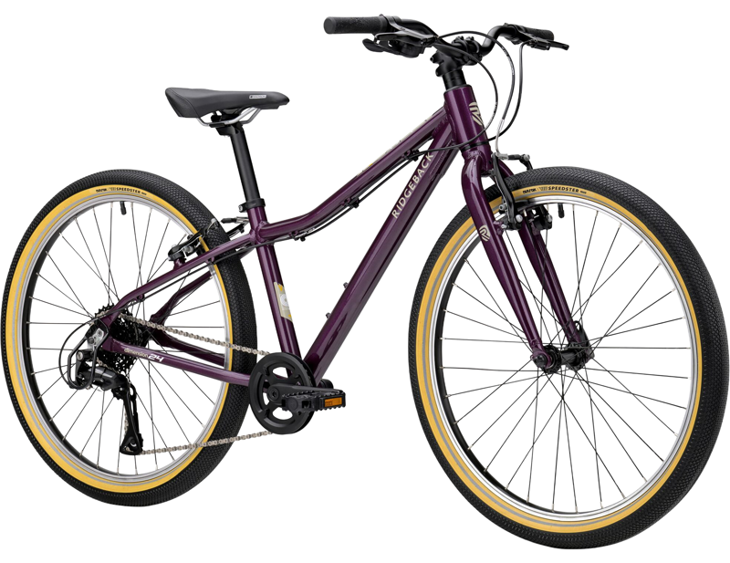 Ridgeback Dimension 24 Kids Bike 2027 in Vanquish Violet-1