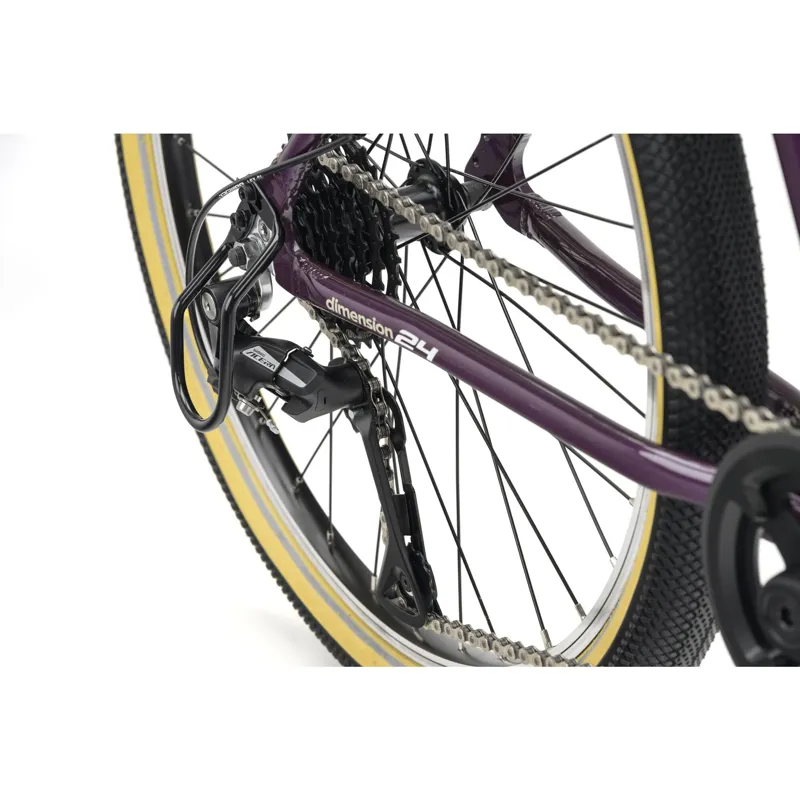Ridgeback Dimension 24 Kids Bike 2027 in Vanquish Violet-10