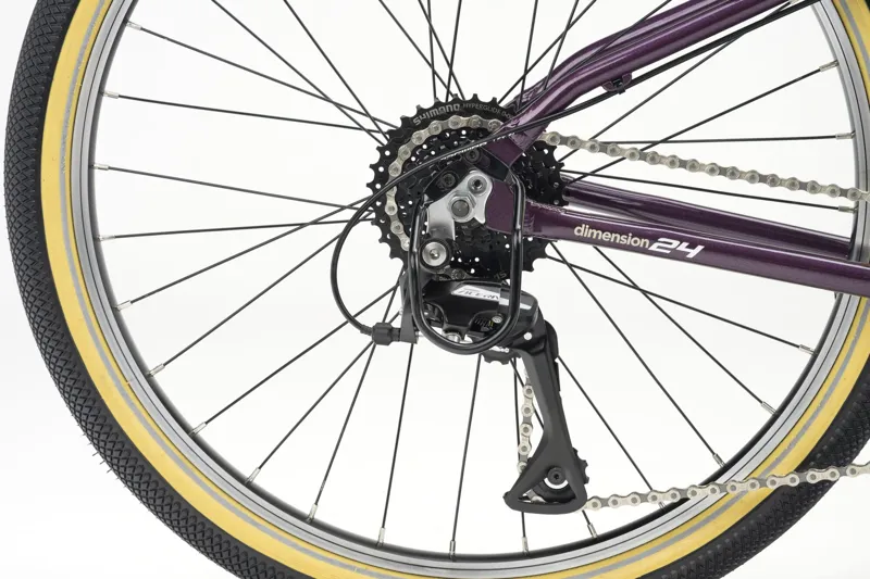 Ridgeback Dimension 24 Kids Bike 2027 in Vanquish Violet-8